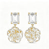 Crystal Rose Earrings