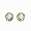 White Roses Earrings