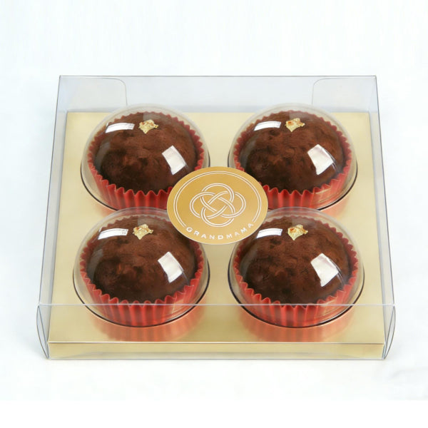 4-piece clear box set of Dubai Chocolate Chewy at Grandmama Store in Hong Kong