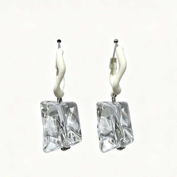  Ice Cube Earrings