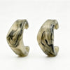 Ink Marble Earrings