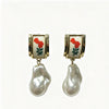 Floral Pearl Earrings