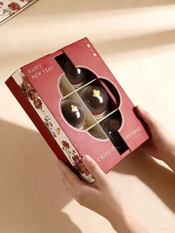 Chinese New Year festive chocolate truffle gift box at Grandmama Store in Hong Kong.