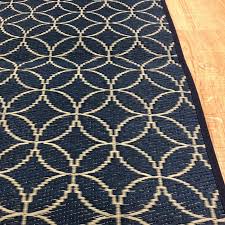 Dark blue IGUSA Rush Grass Floor Mat (Kyukawa Series) close-up at Grandmama Store in Hong Kong