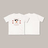 《Lazy Cat Tee》- White｜Retro Red  Tee T-Shirt