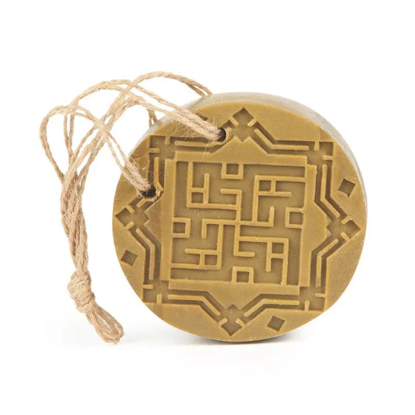 NAJEL Amber and Frankincense Fragrance Soap 150g with hanging twine at Grandmama Store in Hong Kong