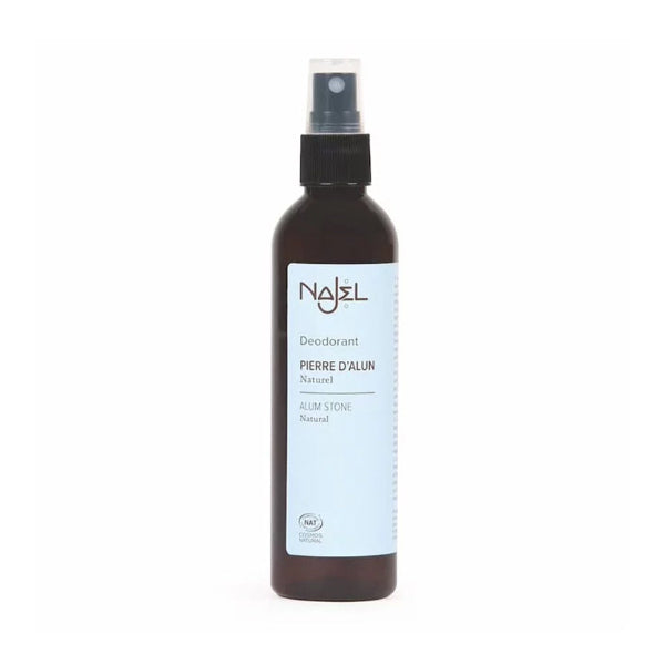 NAJEL Natural Alum Deodorant Spray 125ml bottle at Grandmama Store in Hong Kong