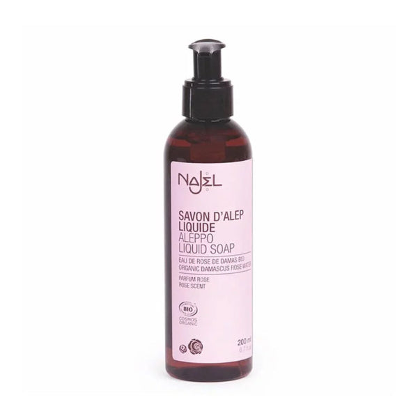 NAJEL Natural Rose Perfumed Body Lotion 200ml pump bottle at Grandmama Store in Hong Kong