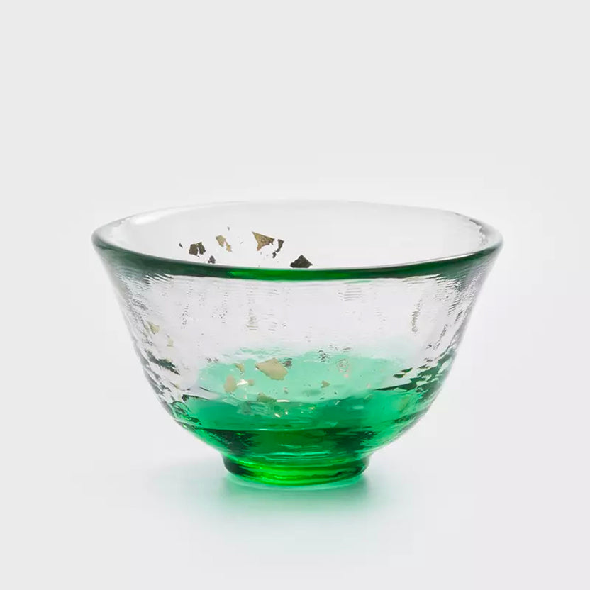Side view of Tsugaru Cup Yūsuzumi Evening Cool glass cup at Grandmama Store in Hong Kong