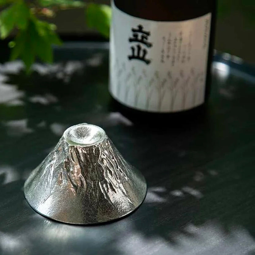 Mount Fuji Artisan Tin Sake Cup