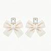 Rhinestone Bow Earrings