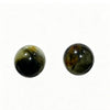 Dark Green Marble Earrings 