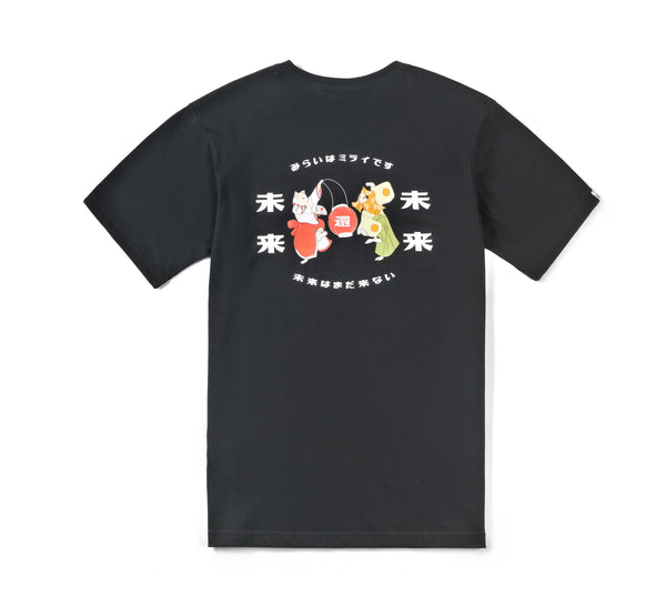 《Dancing Cat Tee》- Black｜Night Festival Tee